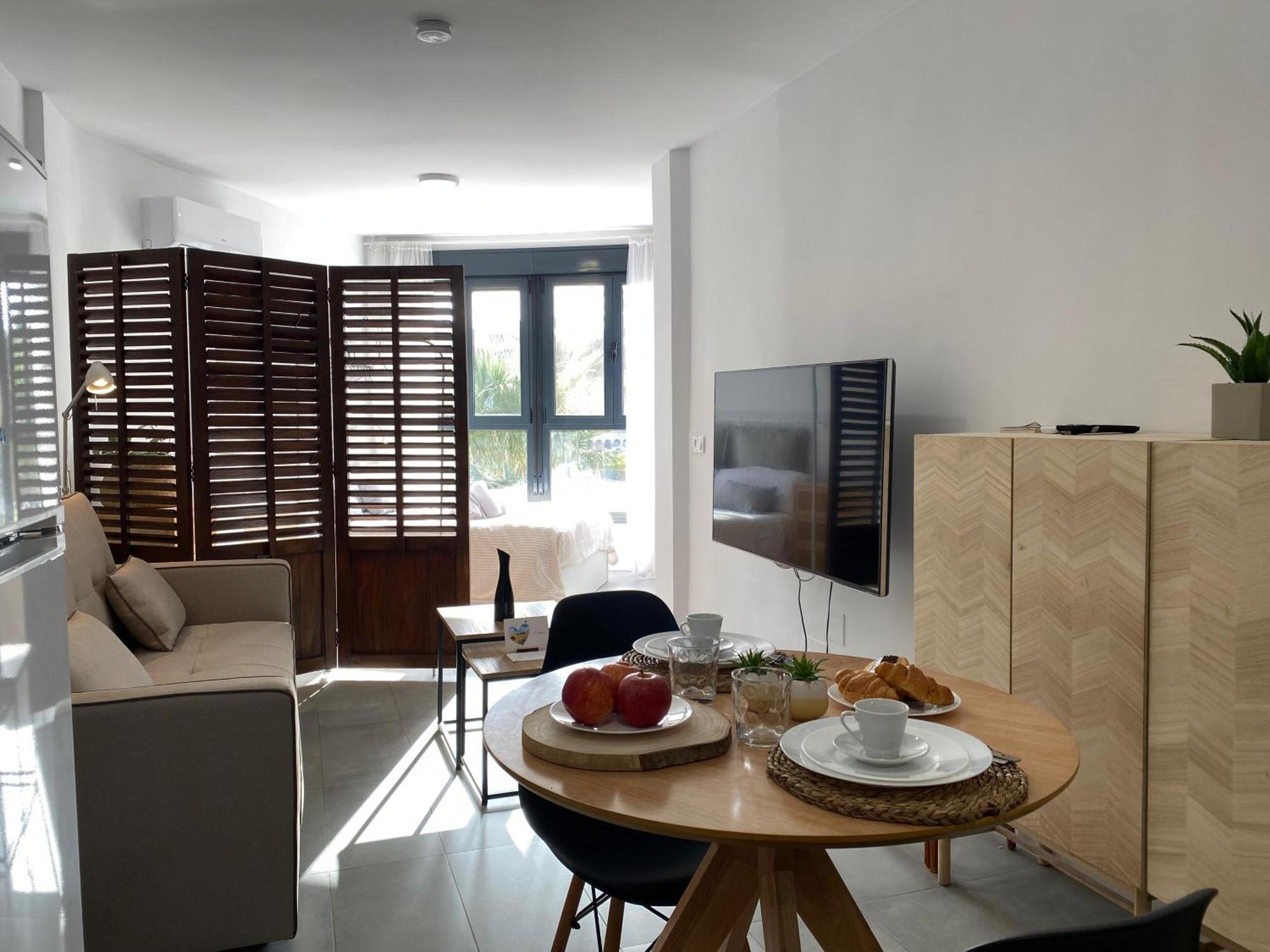 Ferienwohnung Loft primera línea playa, Cabo de Gata, Wifi Retamar  Exterior foto