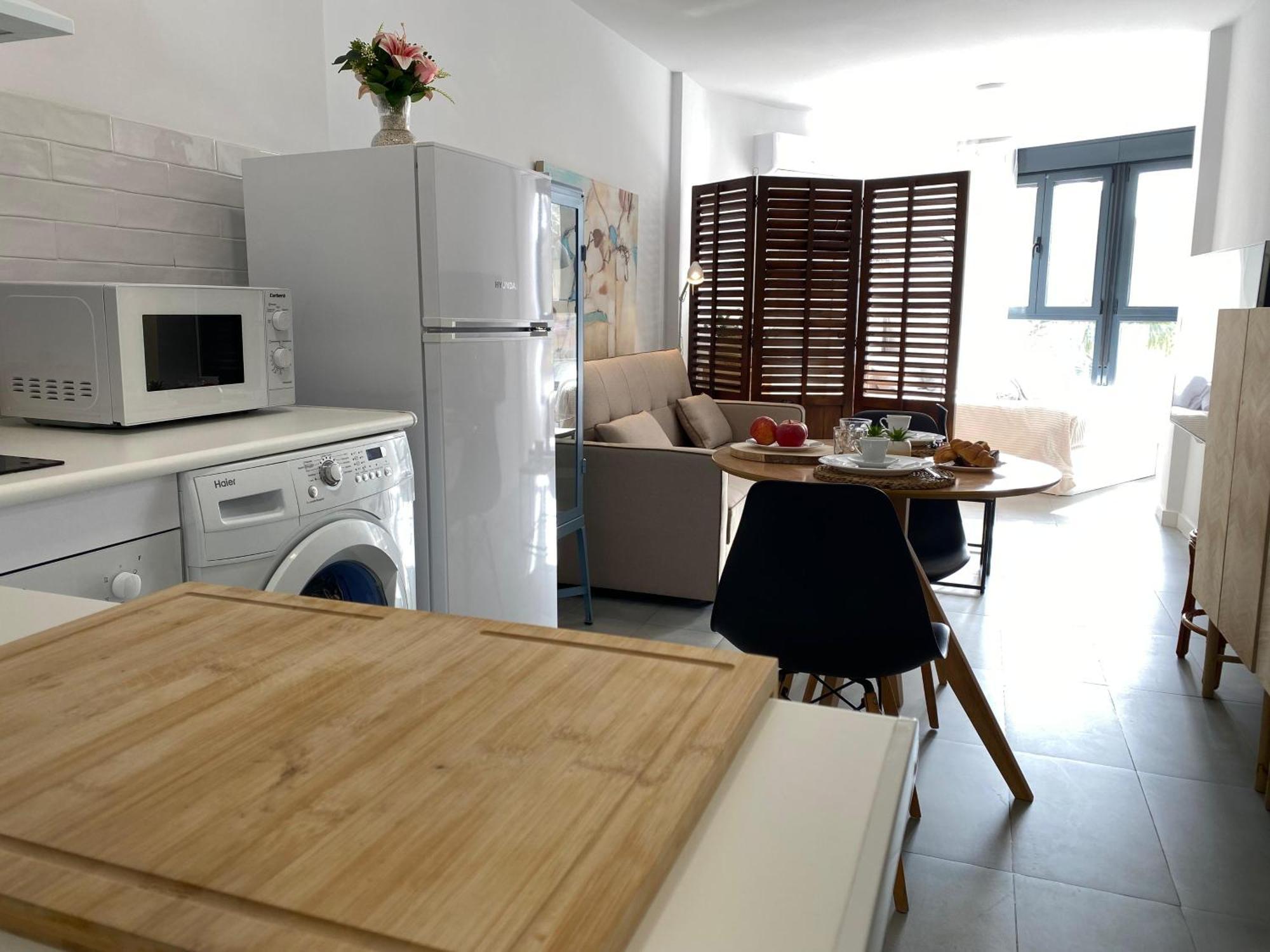 Ferienwohnung Loft primera línea playa, Cabo de Gata, Wifi Retamar  Exterior foto